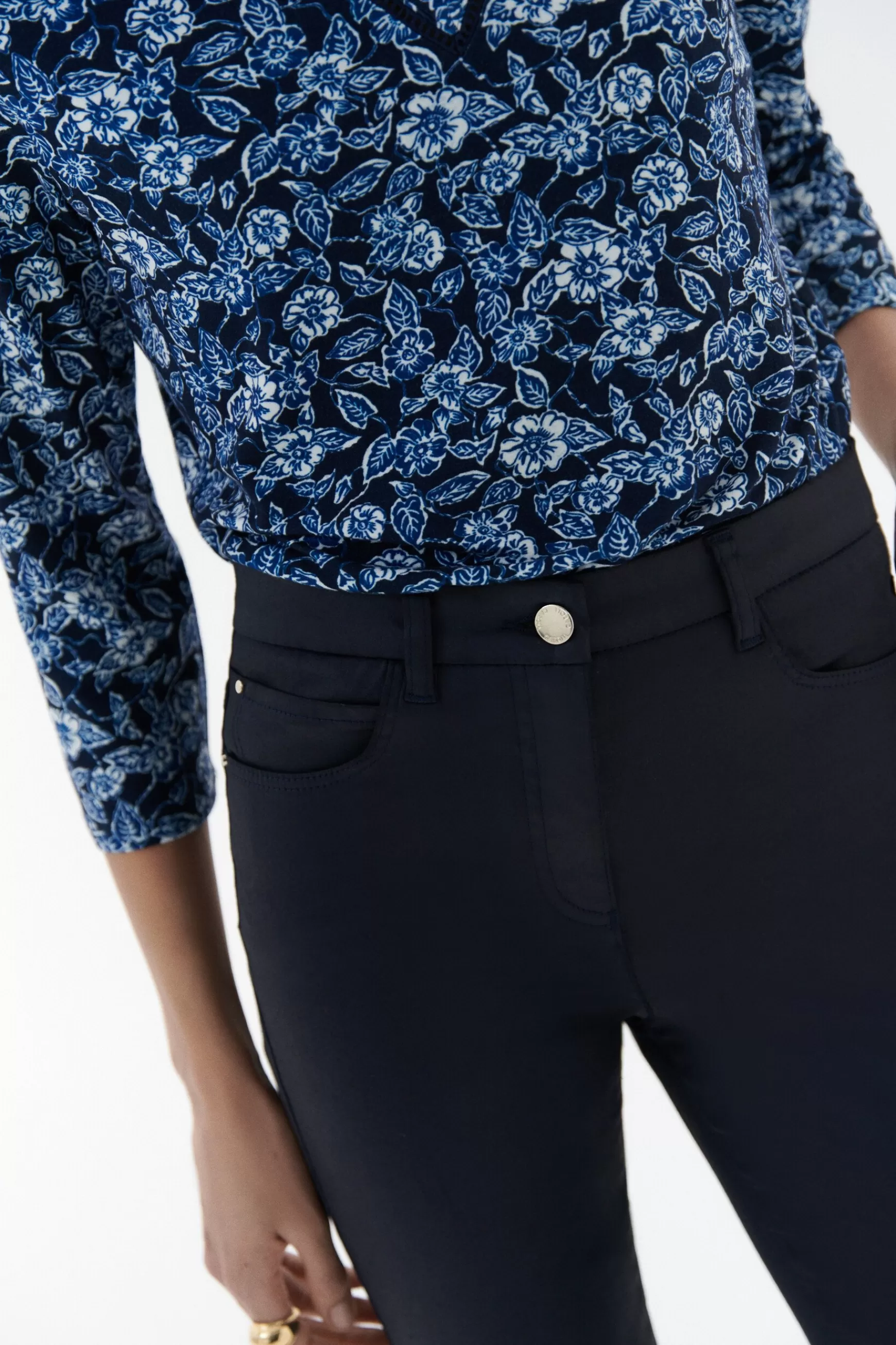 Clearance Pantalon Tony Effet Enduit Femme Pantalons