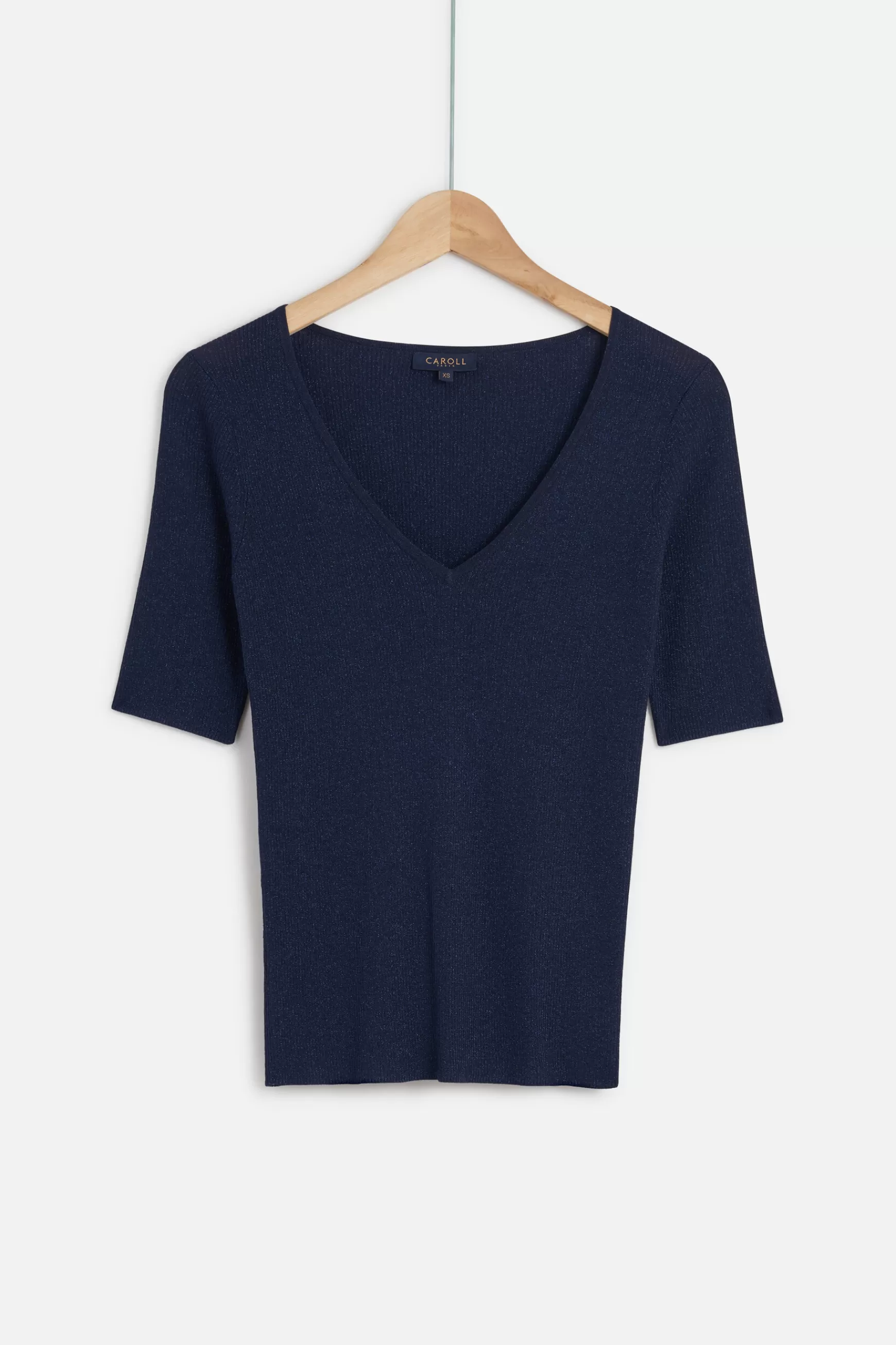 Clearance Pull Kate En Maille Cotelee Et Lurex Femme Pulls